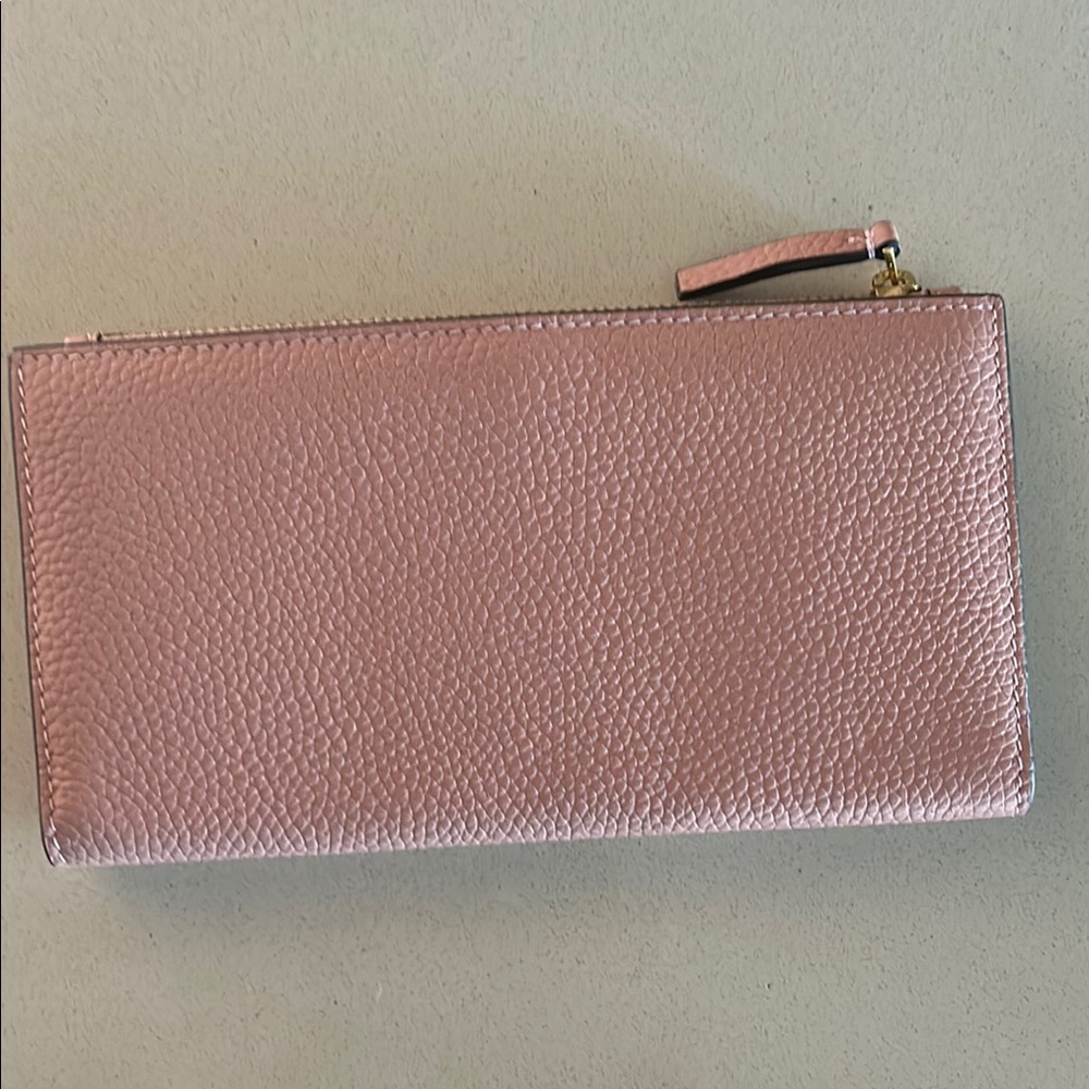 Tory Burch Britton Slim Envelope Wallet Pink. NWT - Picture 2 of 8